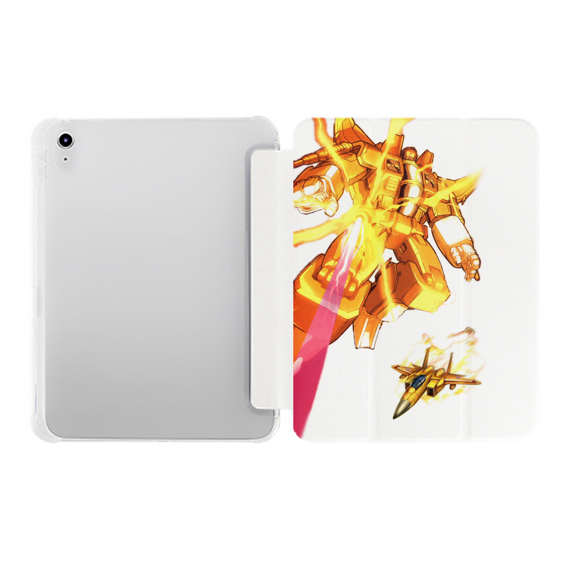 （画像用）  IPad ケース ペン収納付き 三つ折りスタンド PUレザー×シリコン 対応機種9.5/10.5/10.9インチ